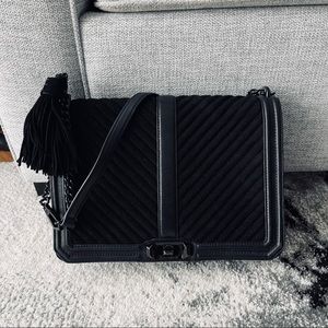 Rebecca Minkoff Chevron Love Crossbody Jumbo Bag